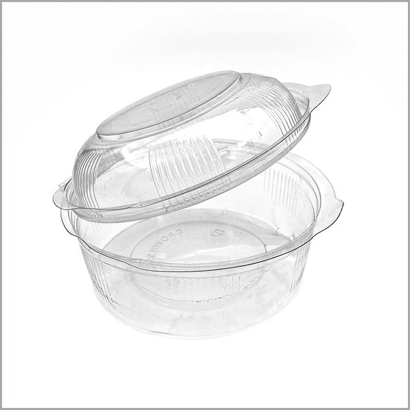 Oval/Round Dome Hinged Cover Container - 252 Packs Oval/Round Dome Hinged Cover Container - 252 Packs