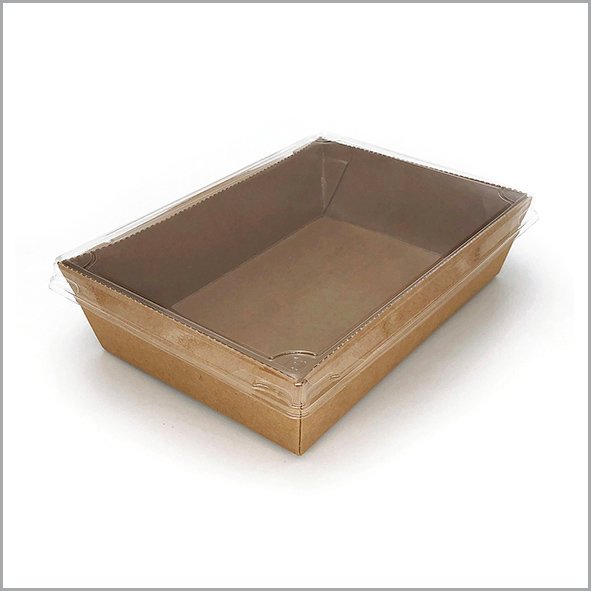 Hala Pack Kraft Paper Box With Lid - (400 box) Hala Pack Kraft Paper Box With Lid - (400 box)