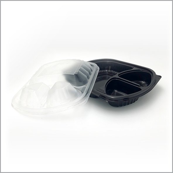 rectangular microwavable container 2 compartments rectangular microwavable container 2 compartments