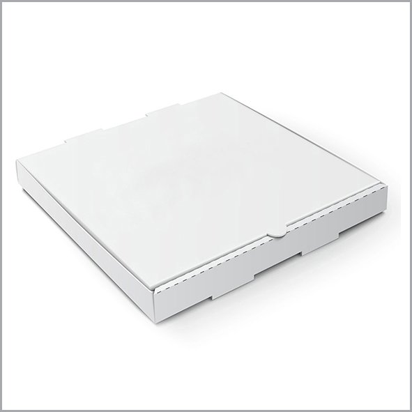 White pizza box customized White pizza box customized