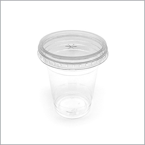 Clear Disposable Glass for Water 12 oz with flat lid Clear Disposable Glass for Water 12 oz with flat lid