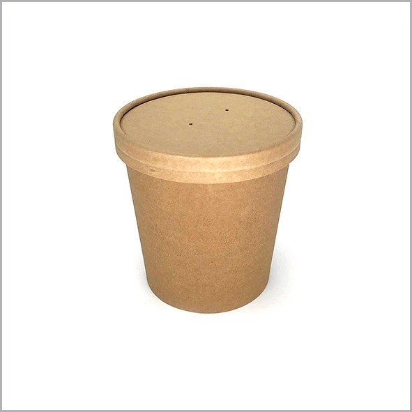 Kraft paper soup cup 30 oz by halapack Kraft paper soup cup 30 oz by halapack