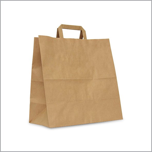 Kraft paper plain brown bag with no logo by halapack Kraft paper plain brown bag with no logo by halapack