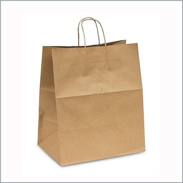 Plain Kraft Paper Brown Bag for shopping halapack Plain Kraft Paper Brown Bag for shopping halapack