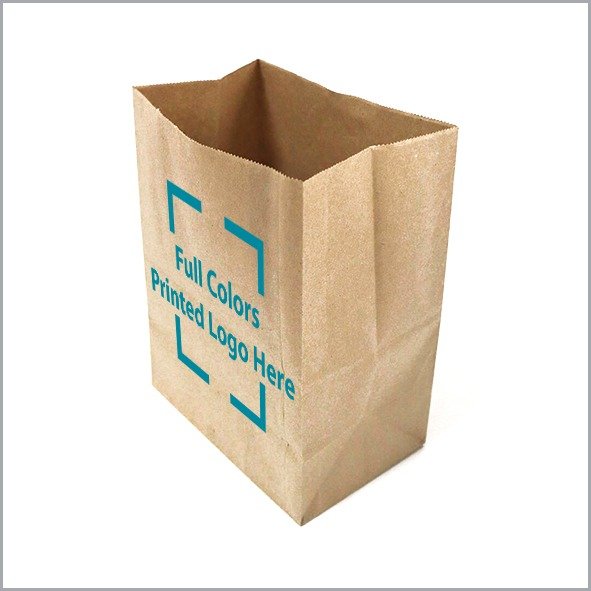 Hala Pack sos_bag_brown_print_logo Printable Kraft paper brown bag for shopping by halapack
