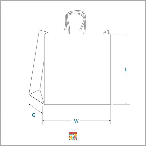 Customizable Twisted handle PAPER BAG Customizable Twisted handle PAPER BAG